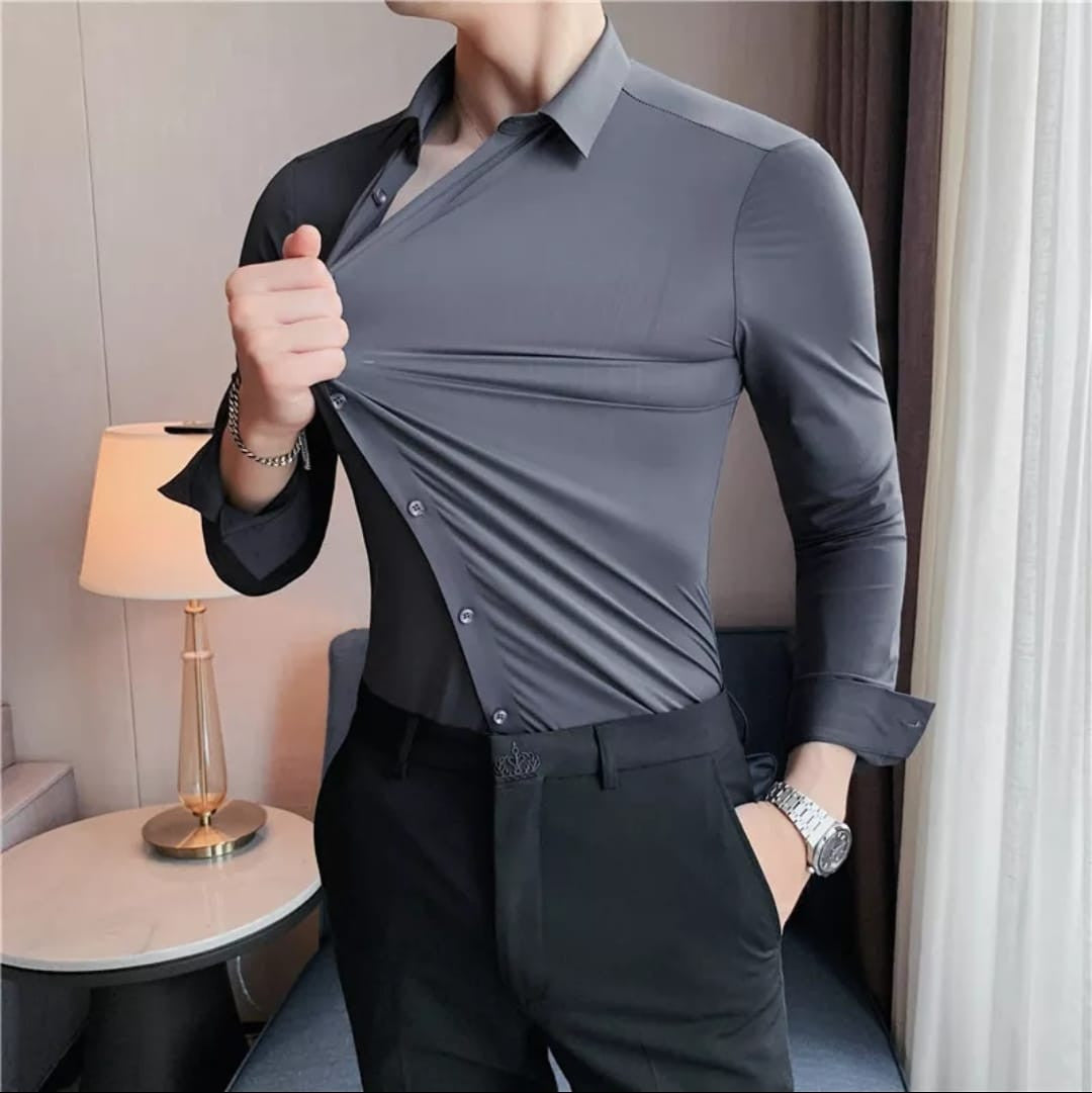 FlexiFit Camisa Elástica de Hombre: Confort y Estilo que se Adaptan a Ti 🌟